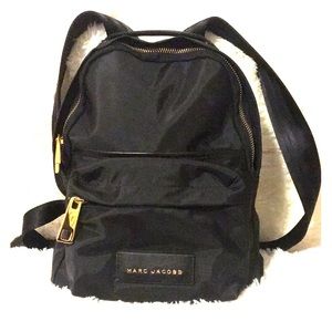 Marc Jacobs mini black backpack / purse